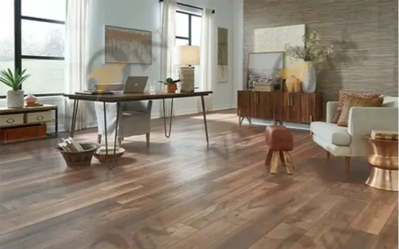 Luxury wood flooring modern interior