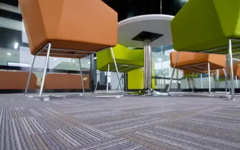 Office carpet tiles workspace
