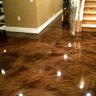 Brown marble epoxy