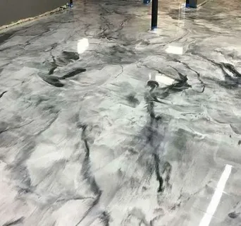 Black white epoxy
