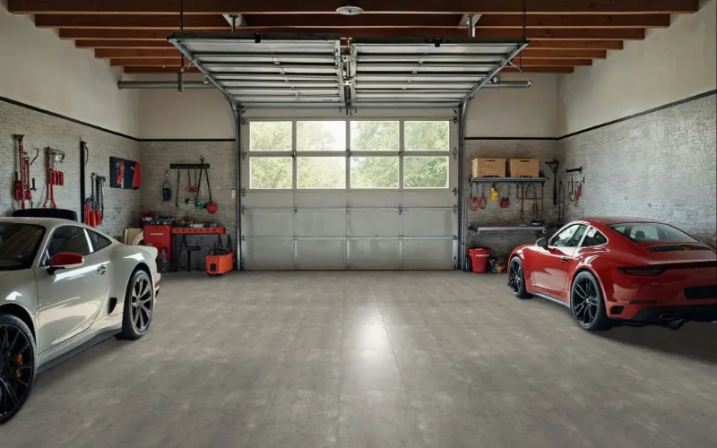Dubai garage flooring with luxury finish